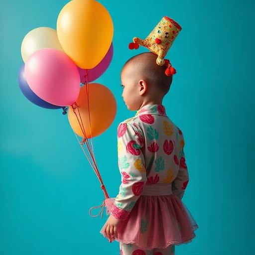 Colorful costume style